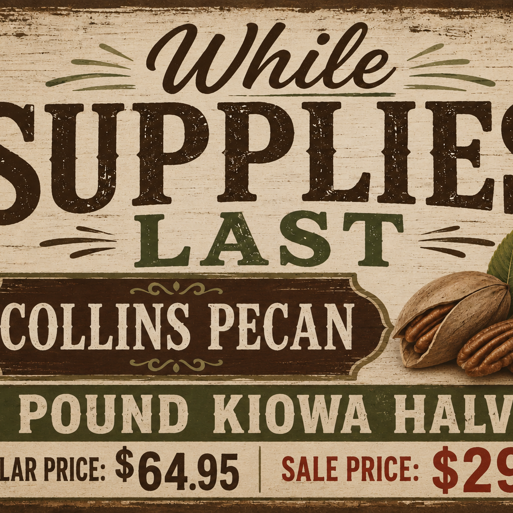 5 Pound Kiowa Pecan Halves