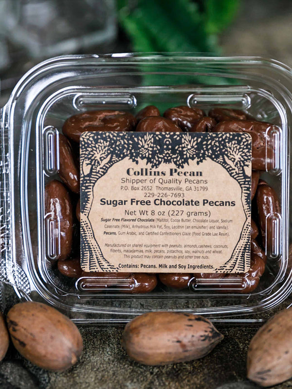8 Oz. Sugar Free Chocolate Pecans